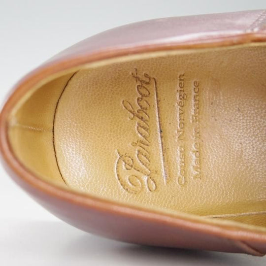 美品★パラブーツ SIZE 40.5【定価￥71,500-★ミカエル/MICHAEL】チロリアンシューズ/リスレザー/MARRON/マロン/メンズ/Paraboot★f321