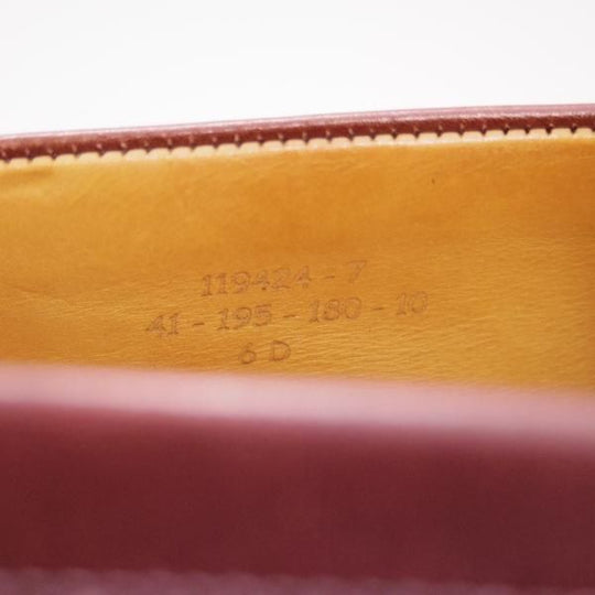 極上★J.M.ウェストン 6D【定価￥110,000-★コインローファー/180】41ラスト/ボックスカーフ/赤茶/メンズ/Weston/ウエストン★f328