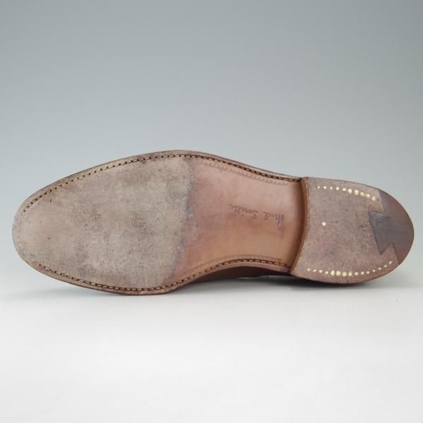極上★クロケット&ジョーンズ 5.5E【貴重90's★ポールスミス別注/Paul Smith】サイドエラスティック/カーフ/茶/Crockett&Jones★f330