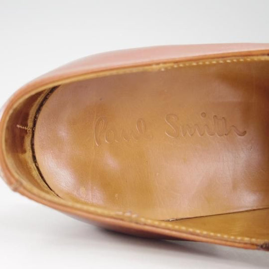 極上★クロケット&ジョーンズ 5.5E【貴重90's★ポールスミス別注/Paul Smith】サイドエラスティック/カーフ/茶/Crockett&Jones★f330