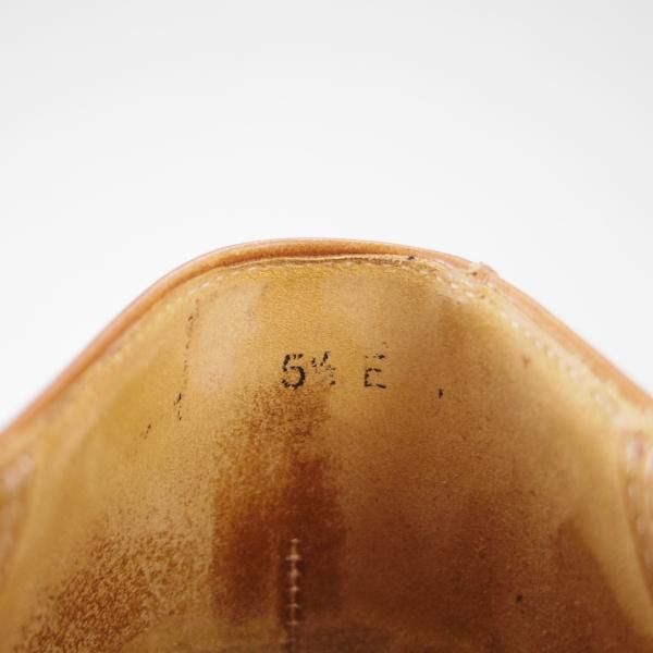 極上★クロケット&ジョーンズ 5.5E【貴重90's★ポールスミス別注/Paul Smith】サイドエラスティック/カーフ/茶/Crockett&Jones★f330