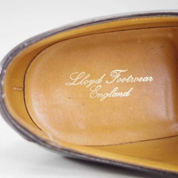 極上★(英)チーニー 8.5E【★ロイドフットウェア別注/Lloyd Footwear】Mシリーズ/89ラスト/ストレートチップ/カーフ/黒/CHEANEY★f333