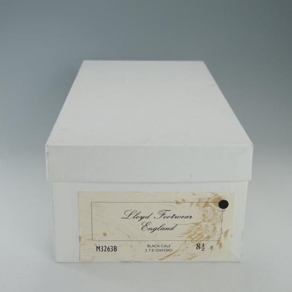 極上★(英)チーニー 8.5E【★ロイドフットウェア別注/Lloyd Footwear】Mシリーズ/89ラスト/ストレートチップ/カーフ/黒/CHEANEY★f333