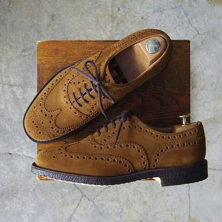 ほぼ試着程度★チャーチ 70F/UK7【定価￥86,900-★マラッカ色/FAIRFIELD/フェアフィールド】81ラスト/スエード/メンズ/Church's★f334