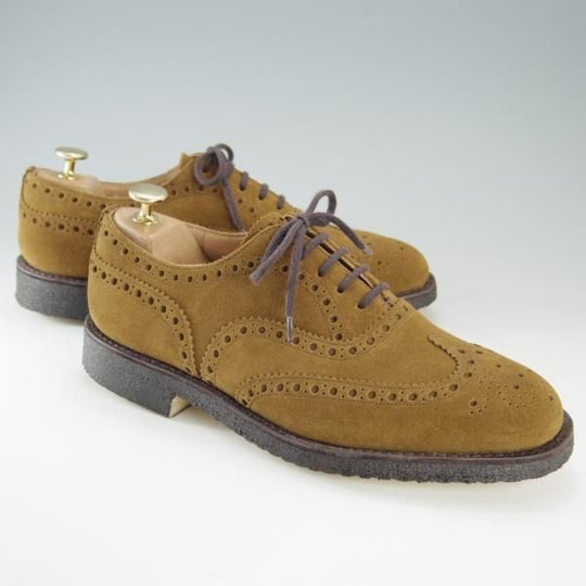 ほぼ試着程度★チャーチ 70F/UK7【定価￥86,900-★マラッカ色/FAIRFIELD/フェアフィールド】81ラスト/スエード/メンズ/Church's★f334