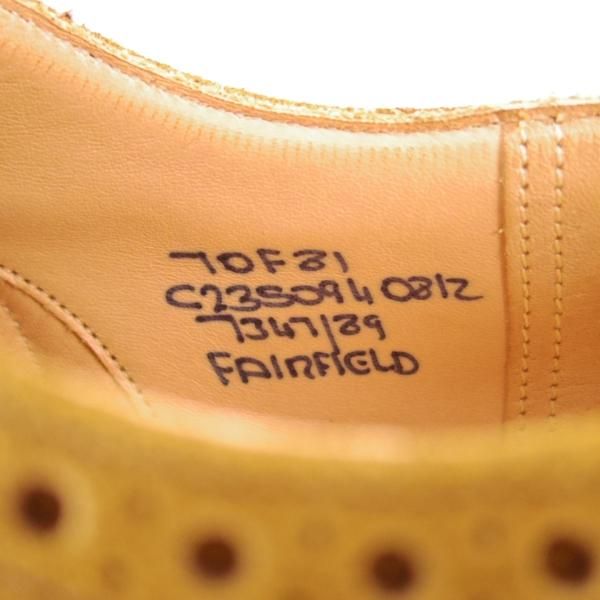 ほぼ試着程度★チャーチ 70F/UK7【定価￥86,900-★マラッカ色/FAIRFIELD/フェアフィールド】81ラスト/スエード/メンズ/Church's★f334