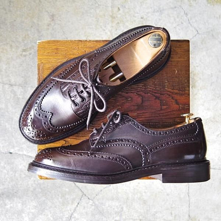 極美品★トリッカーズ SIZE 7.5【定価￥84,700-★ダイナイトソール仕様/BOURTON/バートン】G5633/カントリーシューズ/Tricker's★f335
