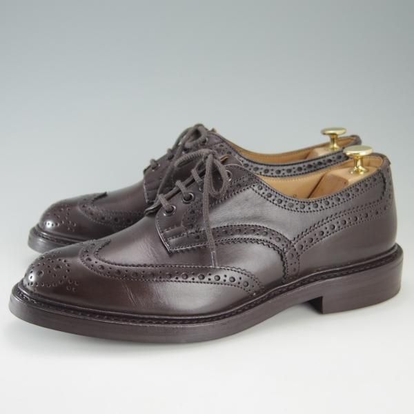 極美品★トリッカーズ SIZE 7.5【定価￥84,700-★ダイナイトソール仕様/BOURTON/バートン】G5633/カントリーシューズ/Tricker's★f335