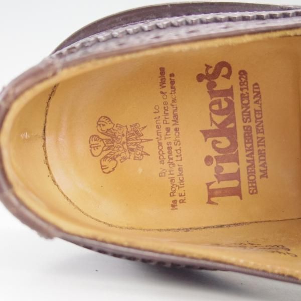 極美品★トリッカーズ SIZE 7.5【定価￥84,700-★ダイナイトソール仕様/BOURTON/バートン】G5633/カントリーシューズ/Tricker's★f335