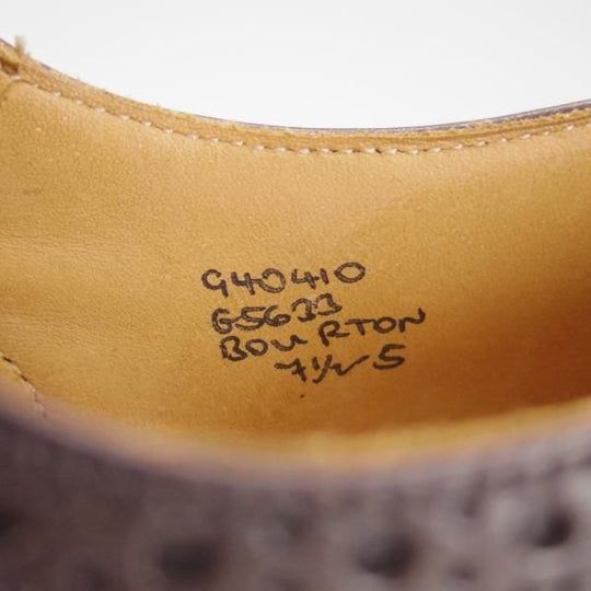 極美品★トリッカーズ SIZE 7.5【定価￥84,700-★ダイナイトソール仕様/BOURTON/バートン】G5633/カントリーシューズ/Tricker's★f335