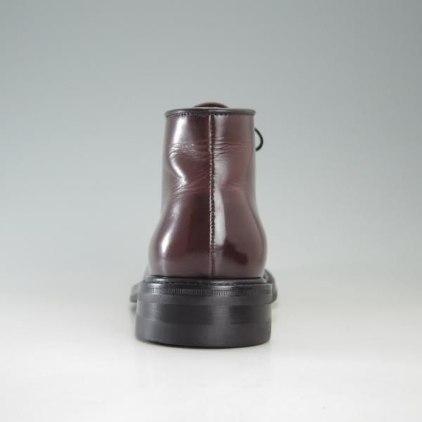 極美品★(伊)シルバノマッツァ SIZE 38【コードバン仕様★ブラックラピド製法/ブーツ】KM5016/赤茶/Silvano Mazza★f337