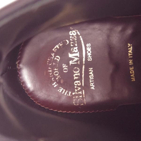 極美品★(伊)シルバノマッツァ SIZE 38【コードバン仕様★ブラックラピド製法/ブーツ】KM5016/赤茶/Silvano Mazza★f337
