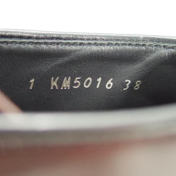 極美品☆(伊)シルバノマッツァ SIZE 38【コードバン仕様☆ブラック
