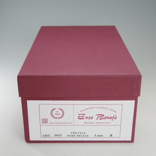 ほぼ未使用★(伊)エンツォ・ボナフェ UK7.5〜8のワイズB〜Cの方向け【定価￥115,500-★ハンドソーンウェルテッド製法/九分仕立て】タッセルローファー/Enzo Bonafe★f339