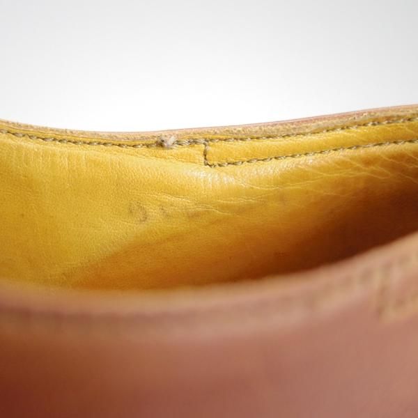 ★ジョンロブ UK7程度【貴重★PARISロゴ時代の製品/コテージライン】URANUS/プレーントゥ/カーフ/茶/メンズ/旧ロゴ/JOHN LOBB★f341