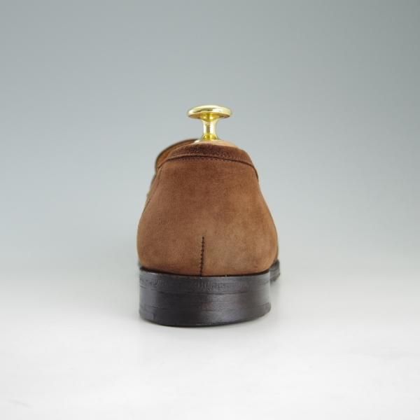 極上★チャーチ 90F/UK9【貴重★アンテロープ革/REAL CAPE BUCK】93ラスト/コインローファー/茶/メンズ/Church's★f342