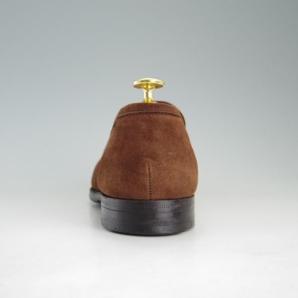 極上★チャーチ 90F/UK9【貴重★アンテロープ革/REAL CAPE BUCK】93ラスト/コインローファー/茶/メンズ/Church's★f342