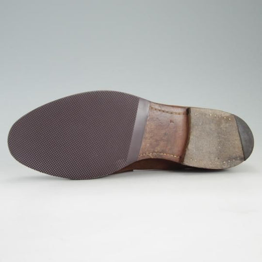 極上★チャーチ 90F/UK9【貴重★アンテロープ革/REAL CAPE BUCK】93ラスト/コインローファー/茶/メンズ/Church's★f342