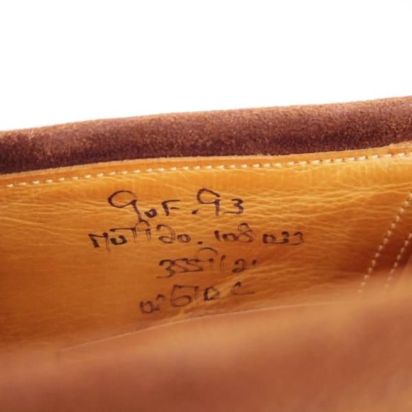 極上★チャーチ 90F/UK9【貴重★アンテロープ革/REAL CAPE BUCK】93ラスト/コインローファー/茶/メンズ/Church's★f342