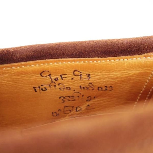 極上★チャーチ 90F/UK9【貴重★アンテロープ革/REAL CAPE BUCK】93ラスト/コインローファー/茶/メンズ/Church's★f342