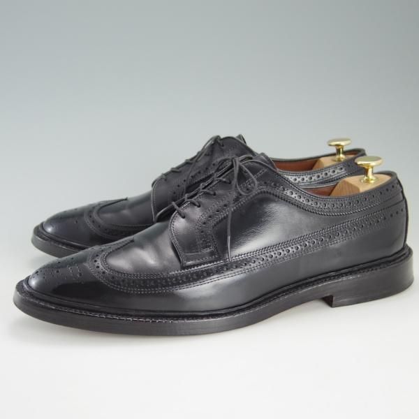 極美品★(米)アレンエドモンズ 11C【定価￥75,900-★MacNeil/マクニール】ロングウイング/カーフ/黒/メンズ/ALLEN EDMONDS★f345