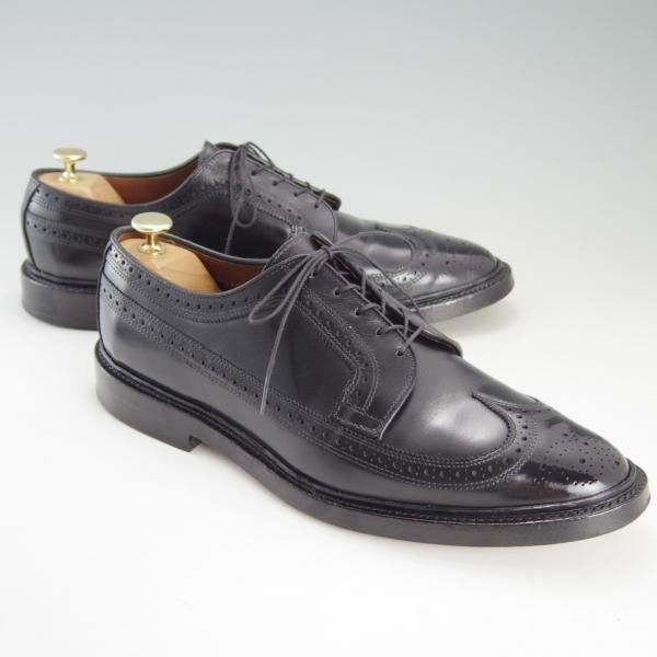極美品★(米)アレンエドモンズ 11C【定価￥75,900-★MacNeil/マクニール】ロングウイング/カーフ/黒/メンズ/ALLEN EDMONDS★f345