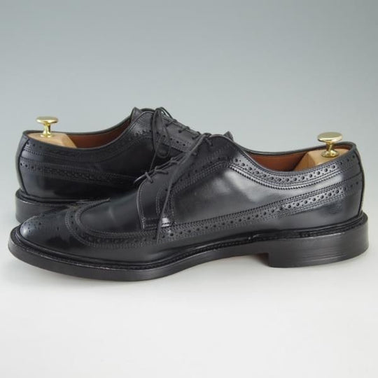 極美品★(米)アレンエドモンズ 11C【定価￥75,900-★MacNeil/マクニール】ロングウイング/カーフ/黒/メンズ/ALLEN EDMONDS★f345