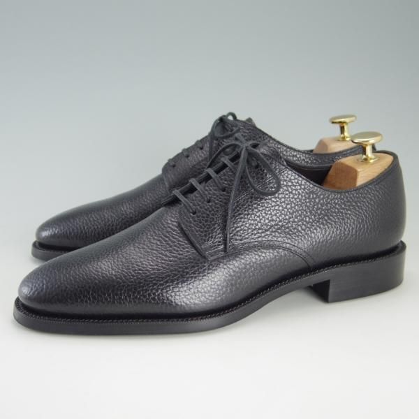 ほぼ試着程度★(浅草)RENDO/レンド SIZE 7【オーダー価格￥64,350-★ダイナイトソール仕様/プレーントゥ/7704D】グレインレザー/黒★f346
