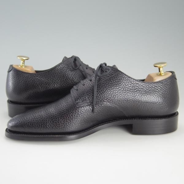 ほぼ試着程度★(浅草)RENDO/レンド SIZE 7【オーダー価格￥64,350-★ダイナイトソール仕様/プレーントゥ/7704D】グレインレザー/黒★f346