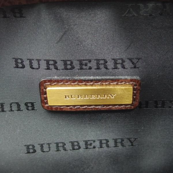 極上★(英)バーバリー/Burberry【貴重★レザー/ダレスバッグ】メンズ/ビジネス/バッグ/ブリーフケース/濃茶/革/鞄★N5631