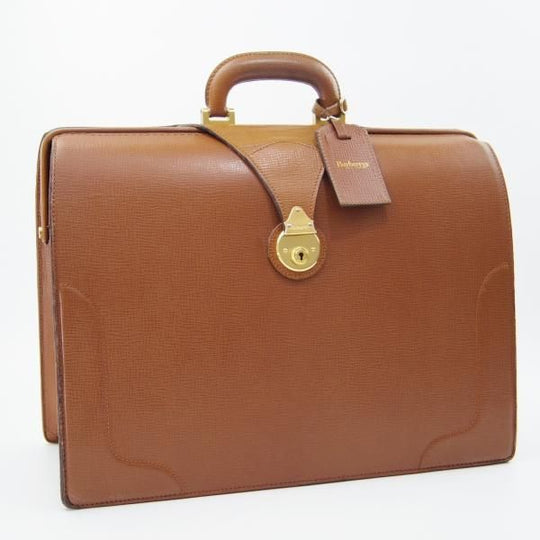 ★(英)バーバリー/Burberry【貴重★レザー/ダレスバッグ】メンズ/ビジネス/バッグ/ブリーフケース/茶/革/鞄★N5632