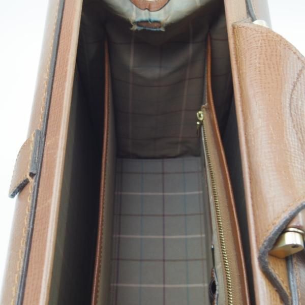 ★(英)バーバリー/Burberry【貴重★レザー/ダレスバッグ】メンズ/ビジネス/バッグ/ブリーフケース/茶/革/鞄★N5632