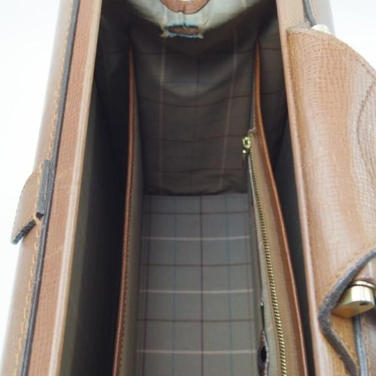 ★(英)バーバリー/Burberry【貴重★レザー/ダレスバッグ】メンズ/ビジネス/バッグ/ブリーフケース/茶/革/鞄★N5632