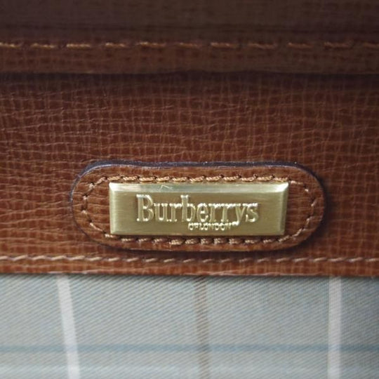 ★(英)バーバリー/Burberry【貴重★レザー/ダレスバッグ】メンズ/ビジネス/バッグ/ブリーフケース/茶/革/鞄★N5632
