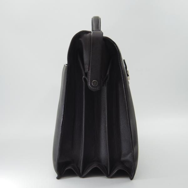 極上★(英)ダンヒル/dunhill【イタリア製★レザー/ダレスバッグ】メンズ/ビジネス/バッグ/ブリーフケース/黒/革/鞄★N5634