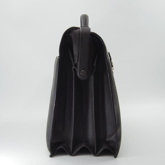 極上★(英)ダンヒル/dunhill【イタリア製★レザー/ダレスバッグ】メンズ/ビジネス/バッグ/ブリーフケース/黒/革/鞄★N5634