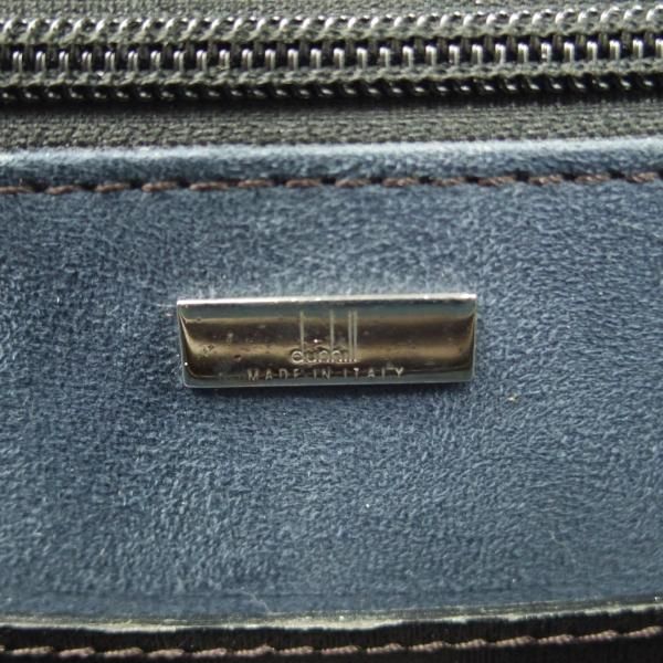 極上★(英)ダンヒル/dunhill【イタリア製★レザー/ダレスバッグ】メンズ/ビジネス/バッグ/ブリーフケース/黒/革/鞄★N5634