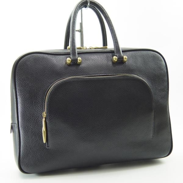 極美品★トフ&ロードストーン/TOFF&LOADSTONE【定価￥53,900-★ブリーフケース/TM0260】シュリンクレザー/ビジネス/バッグ/黒/革/鞄★N5635