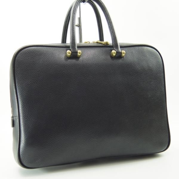 極美品★トフ&ロードストーン/TOFF&LOADSTONE【定価￥53,900-★ブリーフケース/TM0260】シュリンクレザー/ビジネス/バッグ/黒/革/鞄★N5635