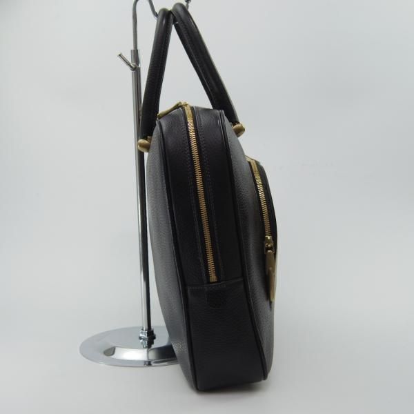 極美品★トフ&ロードストーン/TOFF&LOADSTONE【定価￥53,900-★ブリーフケース/TM0260】シュリンクレザー/ビジネス/バッグ/黒/革/鞄★N5635