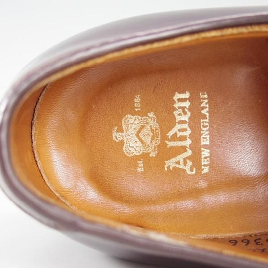 極上★オールデン 8D【定価￥136,400-★コードバン仕様/ミリタリーラスト/5366】プレーントゥ/赤茶/#8/メンズ/ALDEN★f348