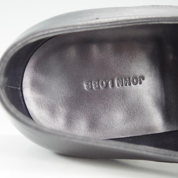美品★ジョンロブ 7.5E【定価￥277,200-★プレステージライン/BECKETTS】8000ラスト/プレーントゥ/ミュージアムカーフ/JOHN LOBB★f349