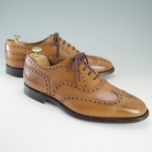 ★チャーチ 90F/UK9【貴重★73ラスト仕様のバーウッド/BRISBANE】ブリスベン/フルブローグ/カーフ/茶/メンズ/Church's★f351