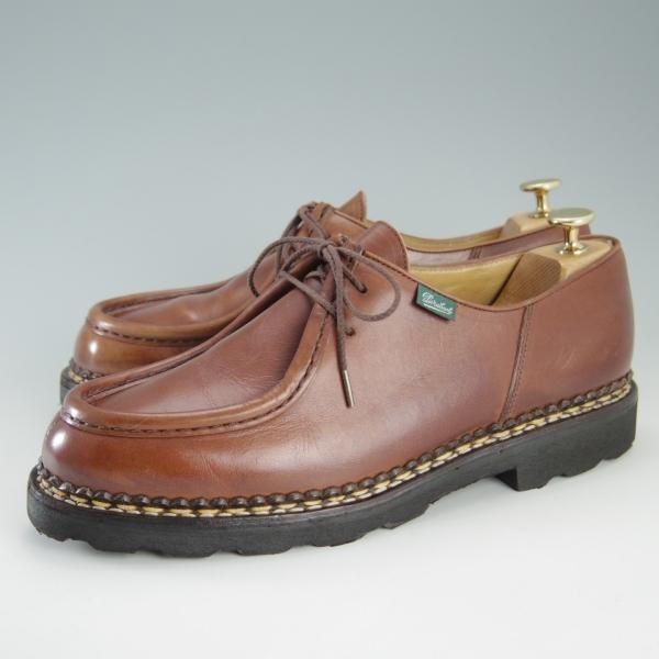 美品★パラブーツ SIZE 42.5【定価￥71,500-★ミカエル/MICHAEL】チロリアンシューズ/リスレザー/MARRON/マロン/メンズ/Paraboot★f352