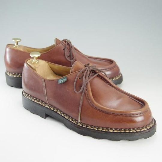 美品★パラブーツ SIZE 42.5【定価￥71,500-★ミカエル/MICHAEL】チロリアンシューズ/リスレザー/MARRON/マロン/メンズ/Paraboot★f352