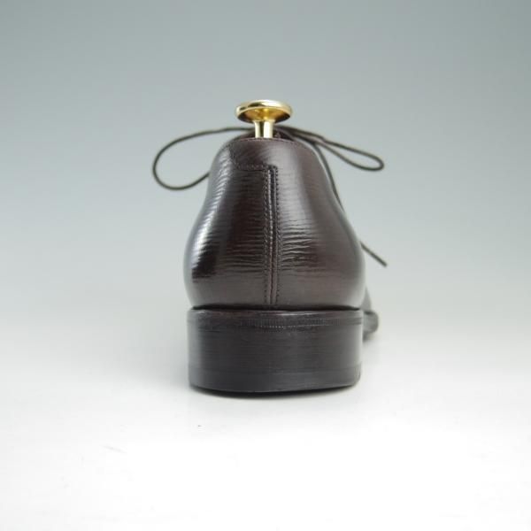 美品★(伊)エルメネジルド・ゼニア SIZE 5.5【グッドイヤーウェルテッド製法★クチュールライン/Couture】濃茶/Ermenegildo Zegna★f355