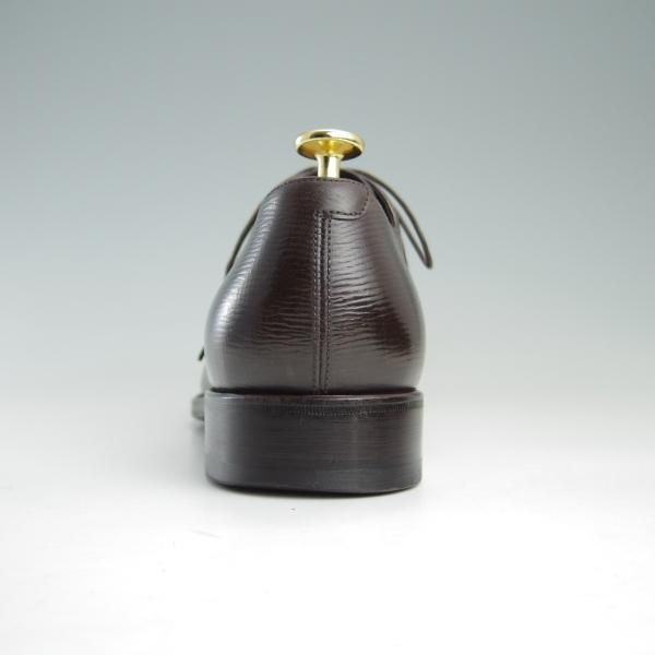 美品★(伊)エルメネジルド・ゼニア SIZE 5.5【グッドイヤーウェルテッド製法★クチュールライン/Couture】濃茶/Ermenegildo Zegna★f355