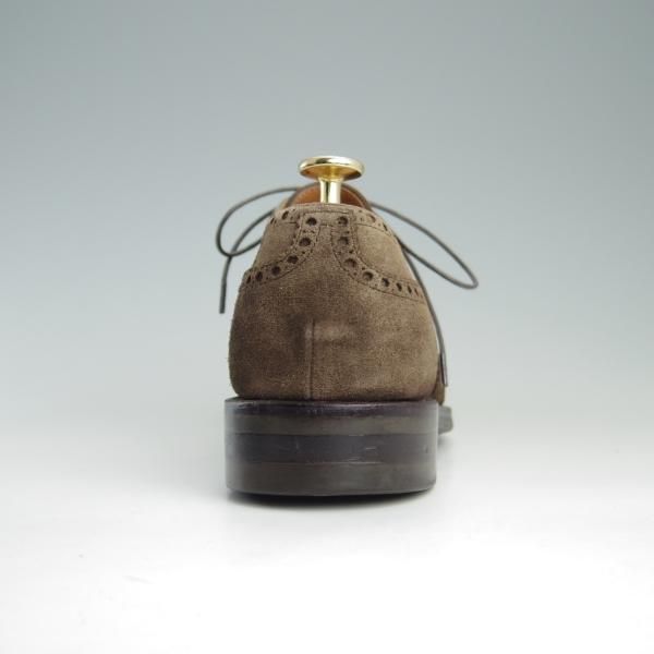 美品★(スペイン製)CARMINA/カルミナ SIZE 7【ダイナイトソール仕様★トレーディングポスト別注/Trading Post】フルブローグ/濃茶★f357