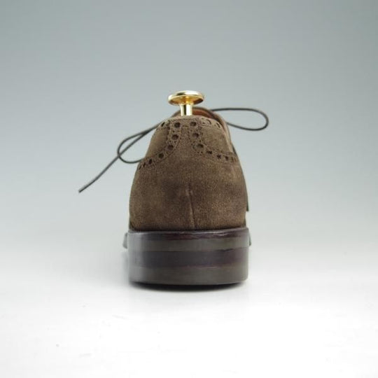 美品★(スペイン製)CARMINA/カルミナ SIZE 7【ダイナイトソール仕様★トレーディングポスト別注/Trading Post】フルブローグ/濃茶★f357