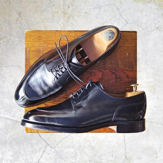 極上★クロケット&ジョーンズ 7E【★Uチップ/KENSINGTON】ケンジントン/カーフ/黒/メンズ/Crockett&Jones★f359